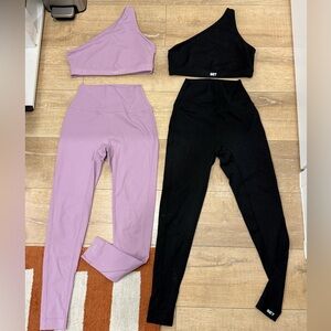 Two Set Active Purple & Black sets (2 sets)